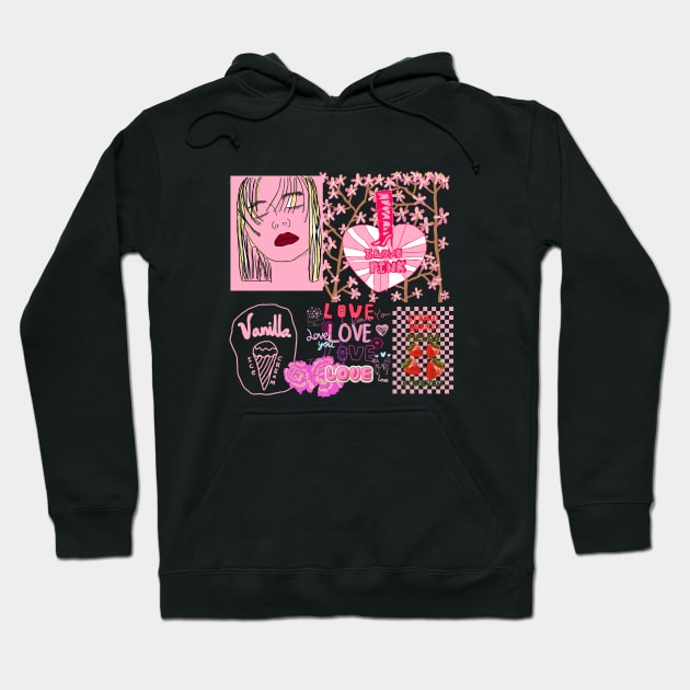 pink lover Hoodie by zzzozzo